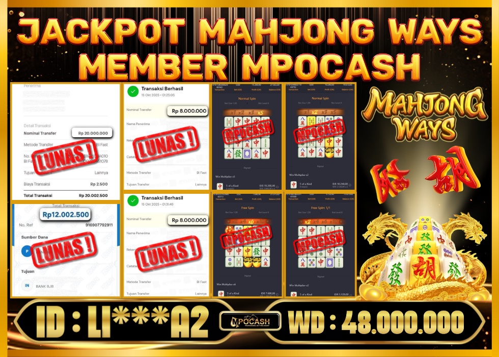 MPOCASH JACKPOT MAHJONG WAYS